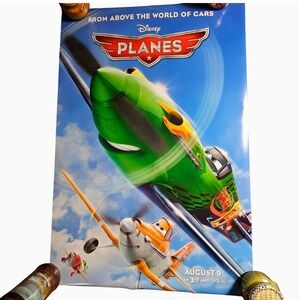 Planes 2013 Original One Sheet Movie Poster 27x40 Disney Animation Dane Cook D/S